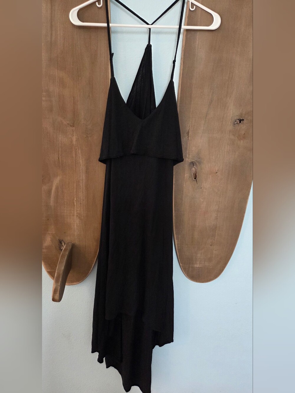 Victoria's Secret Black High-Low Slip Dress